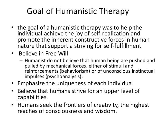 humanistic existential perspective